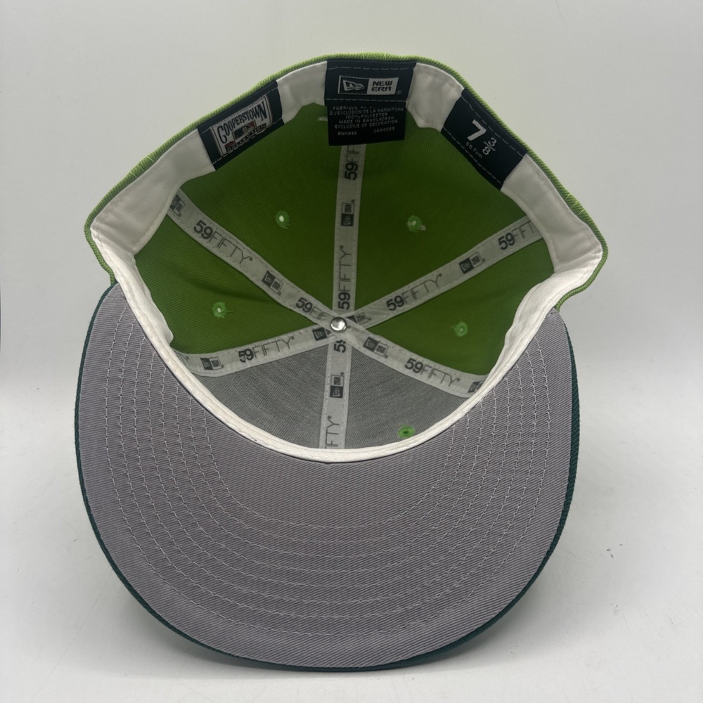 59Fifty NE Brooklyn Dodgers 7 3/8 Fitted Cooperstown Collection St. Patty Green - Picture 5 of 6